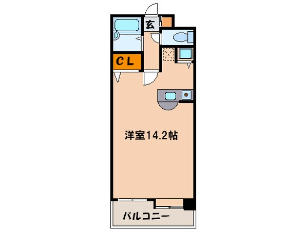 サンセーヌ大名の物件間取画像